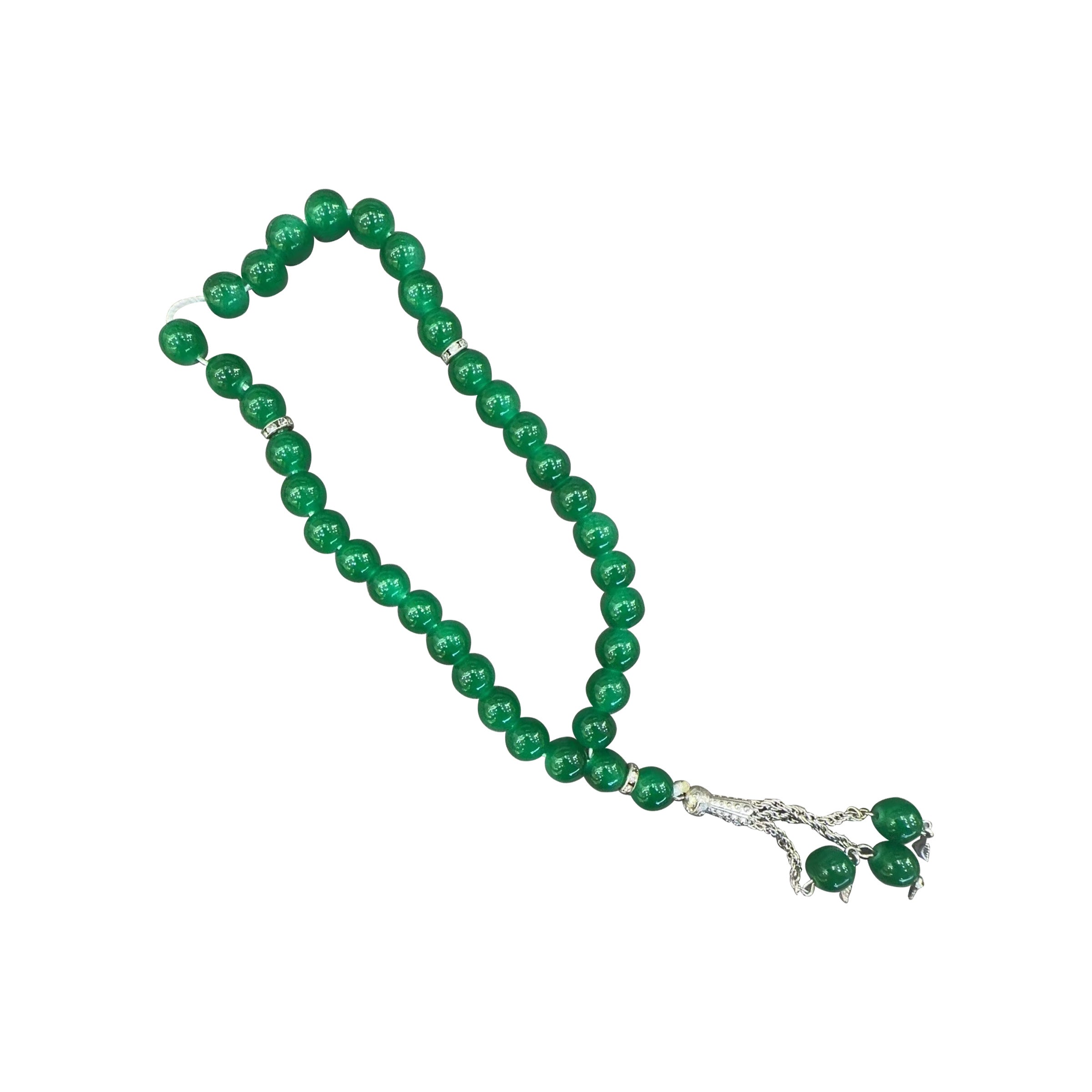 Islamic Tasbih Prayer Bead 10" Green - CF-1GN