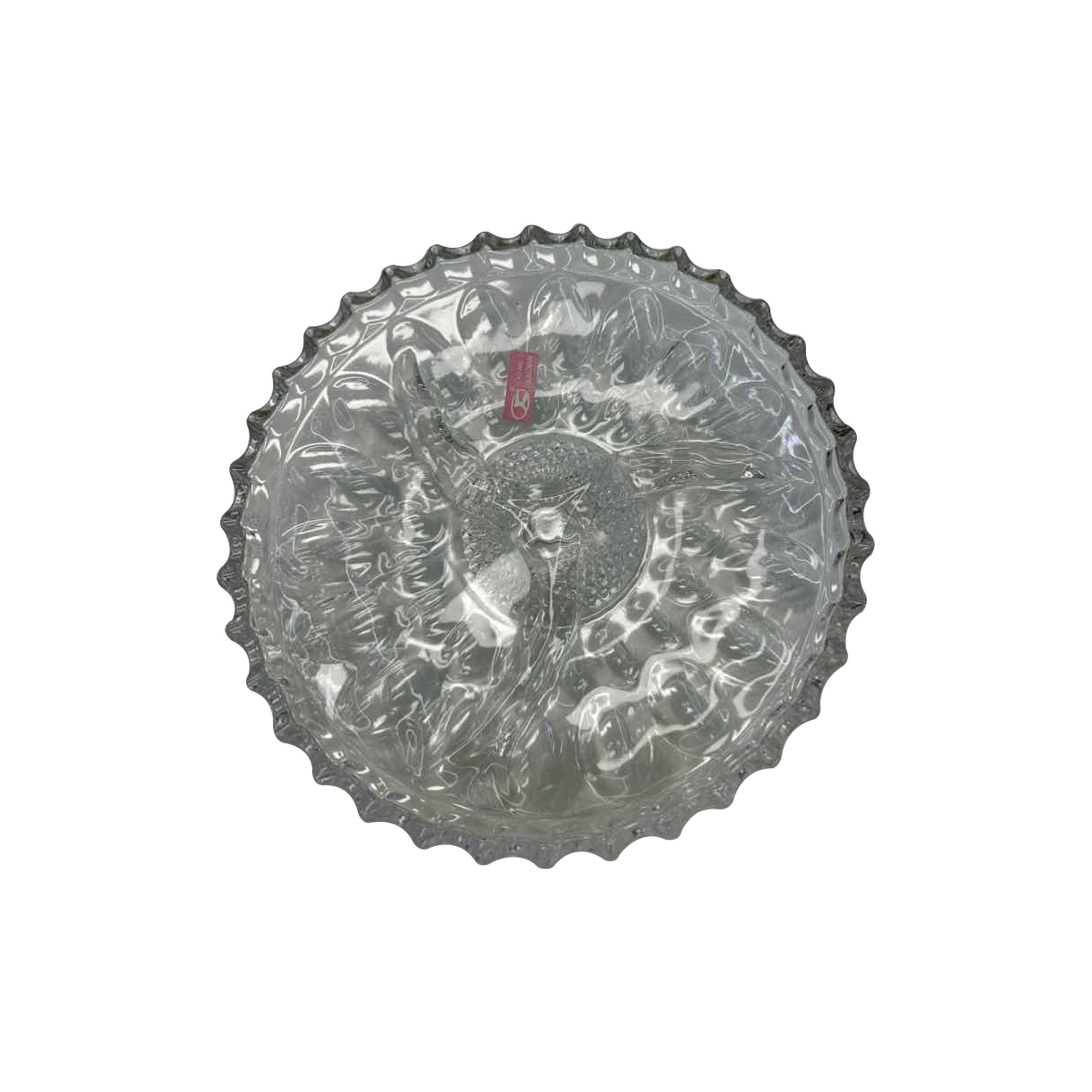 Glass Serving Plate 3 Section - D-8B