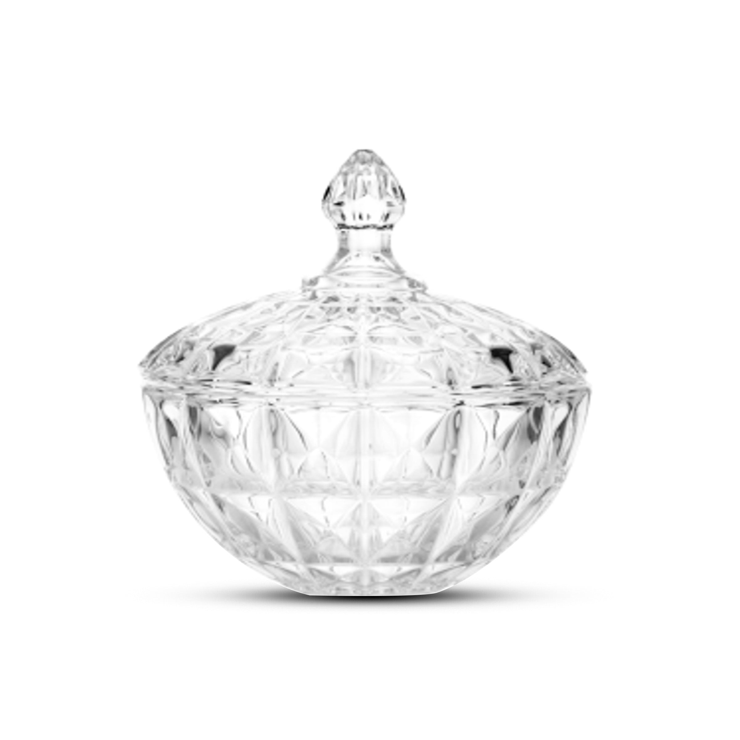 Glass Candy Bowl with Lid - DM604-1