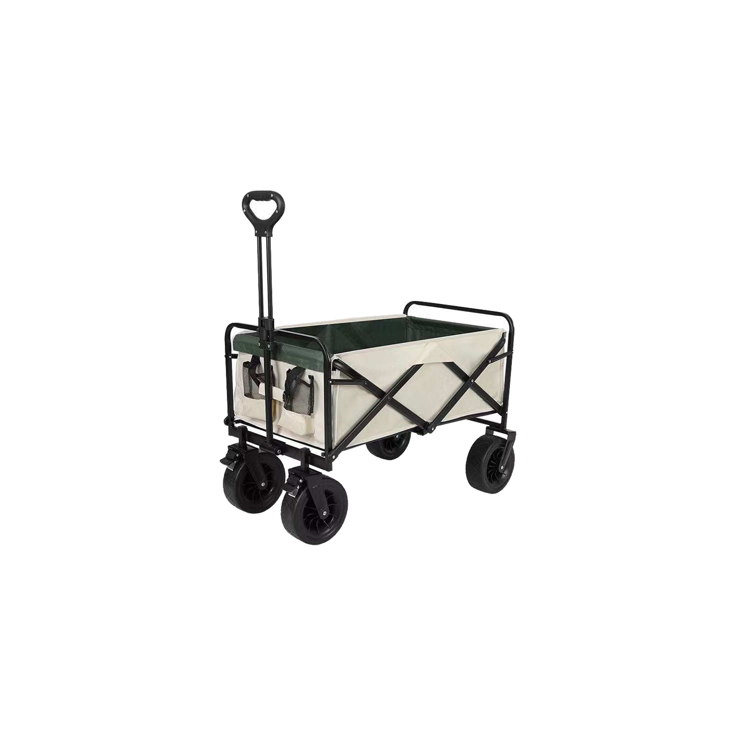Folding Wagon Beige-Green - DX6012 BG