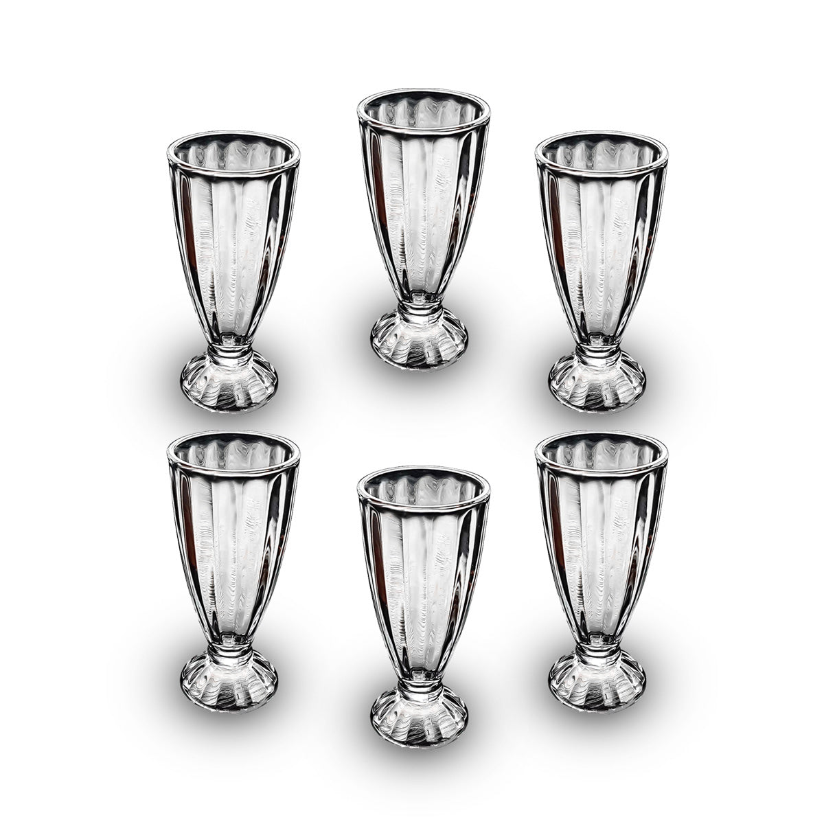 Glass Cup 6pcs Set 360ml - GE-181A