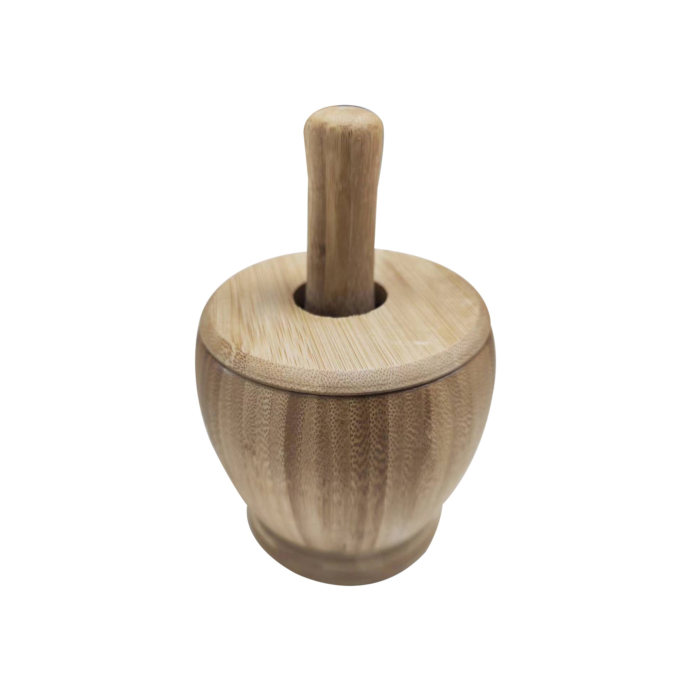 Garlic Masher Bowl Bamboo - GMB-H1