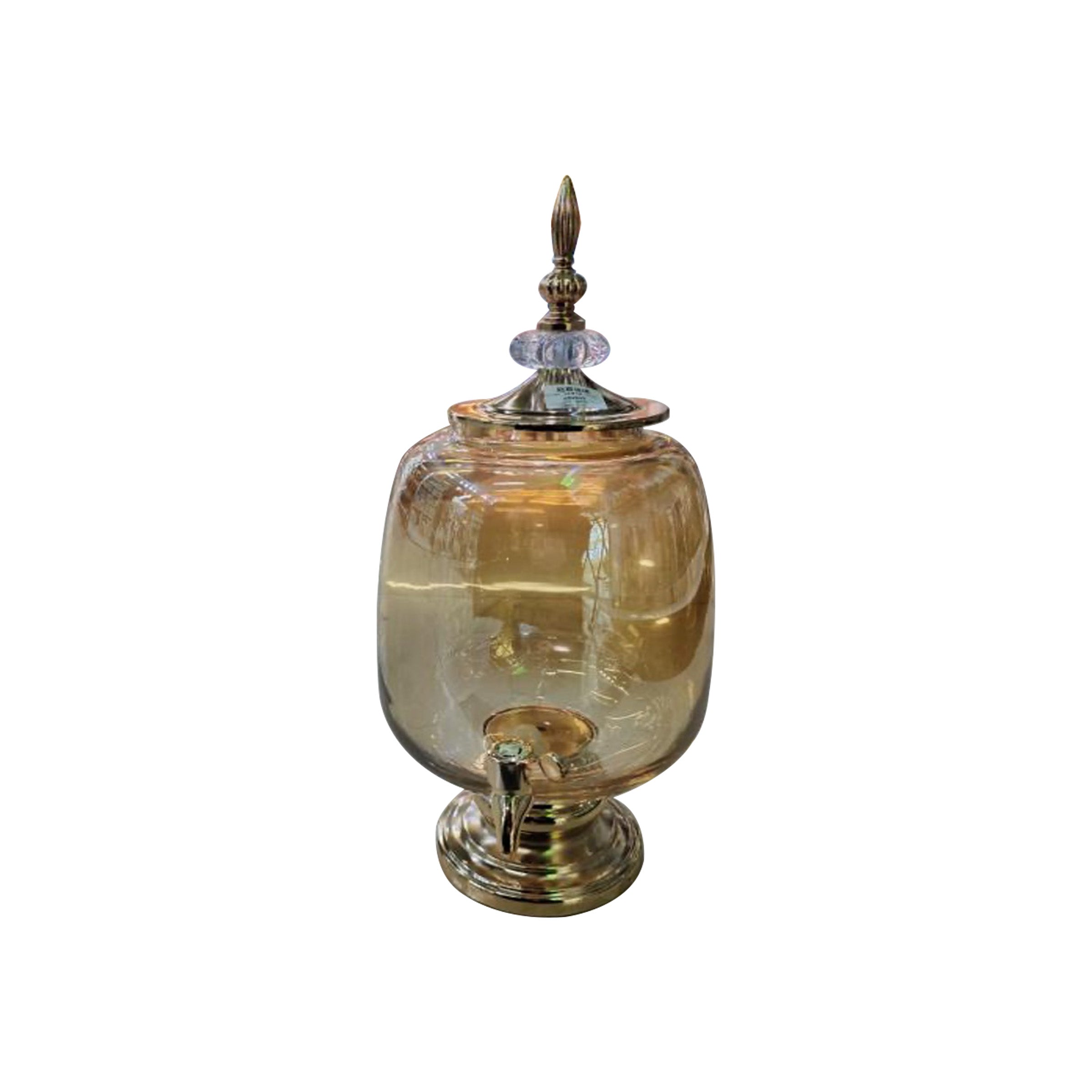 Glass Drink Dipenser 4L Tawny - L1