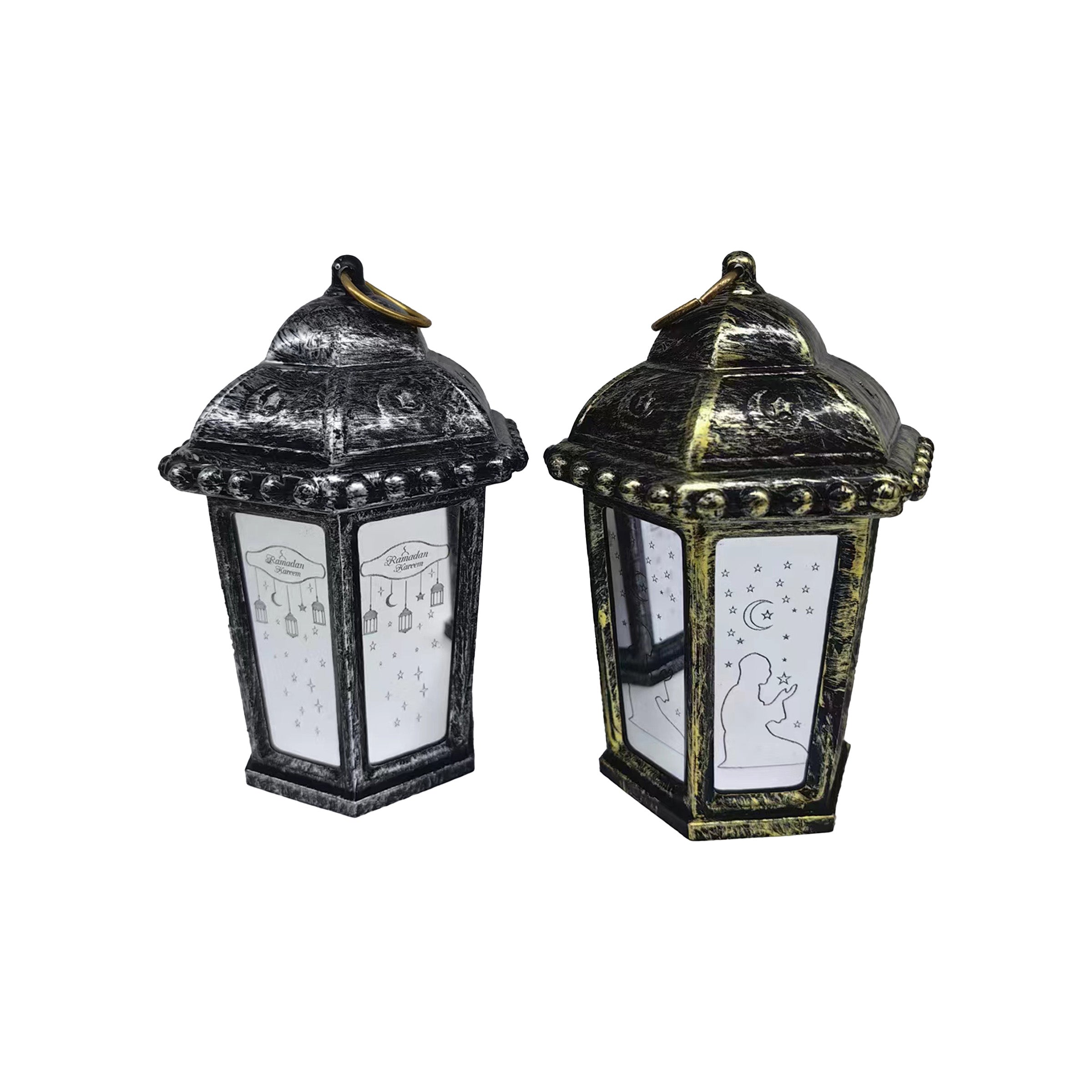 Ramadan Lantern (Antique Silver/Antique Gold Mix packing) - M-037
