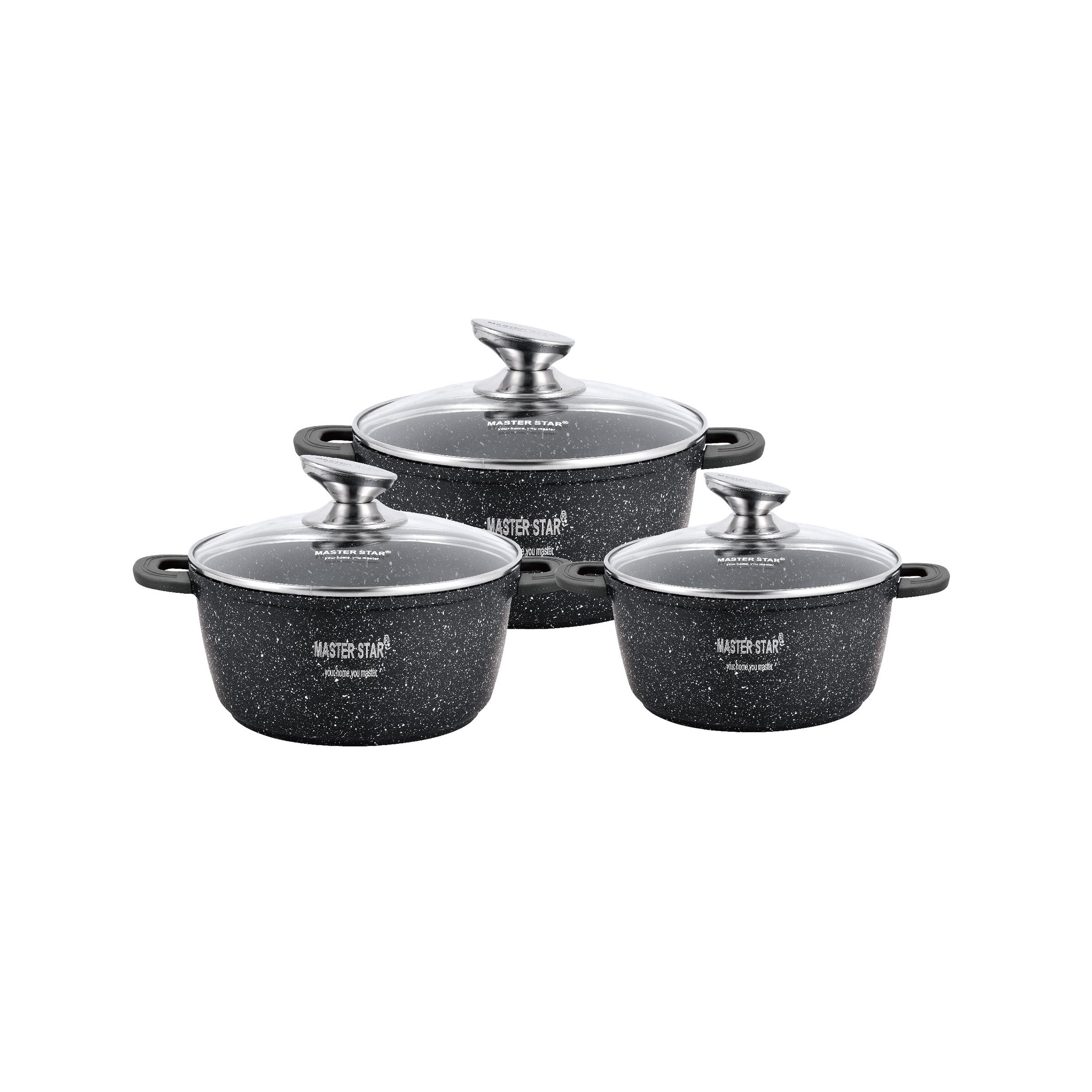 Induction Cooking Pot Set 3pcs - MS-L240115
