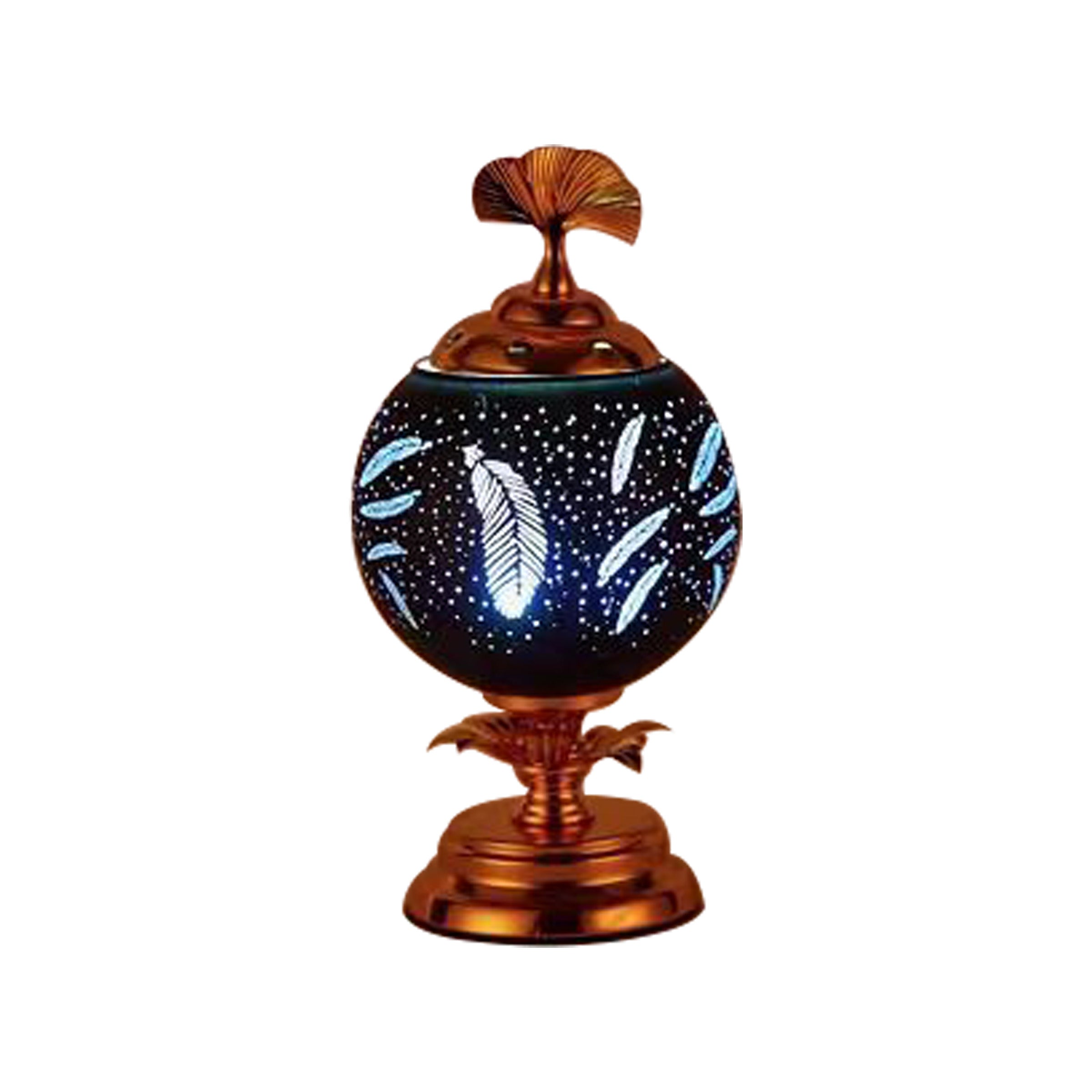 Electric Incense Burner with LED 6"x6"x11" - RL-1103LED