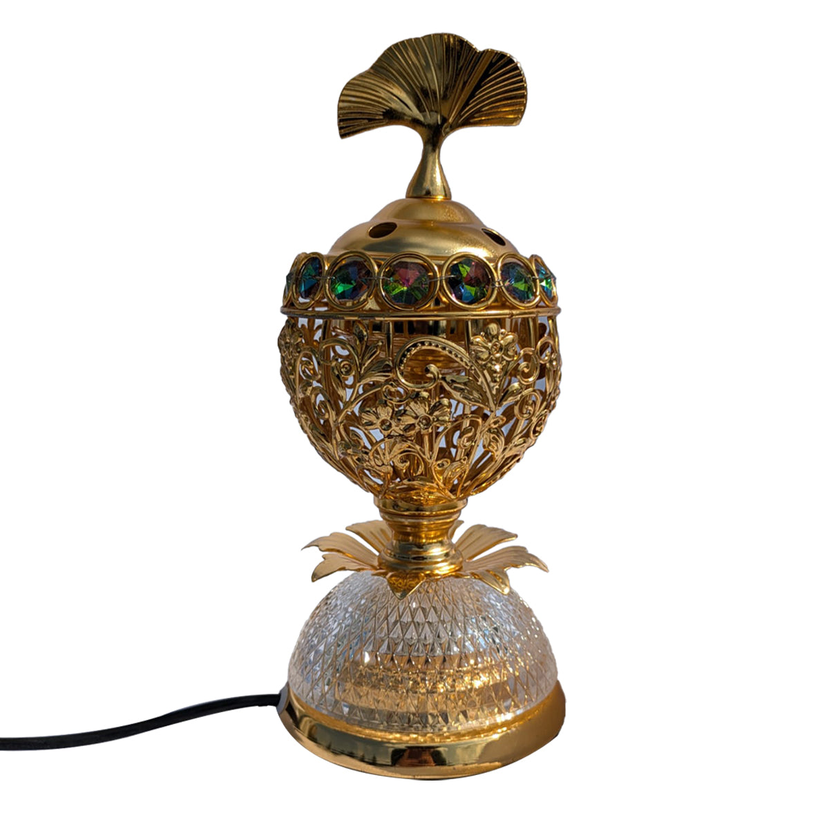 Electric Incense Burner with LED 5"x5"x9.5" - RL-118ASLED