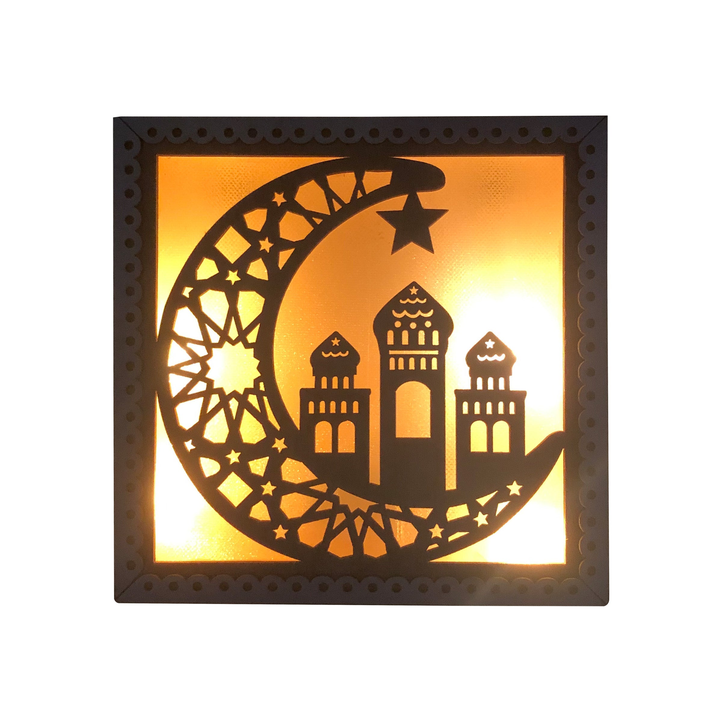 Ramadan Frame Pendant-LED 17x17x2.5cm - RM25-205
