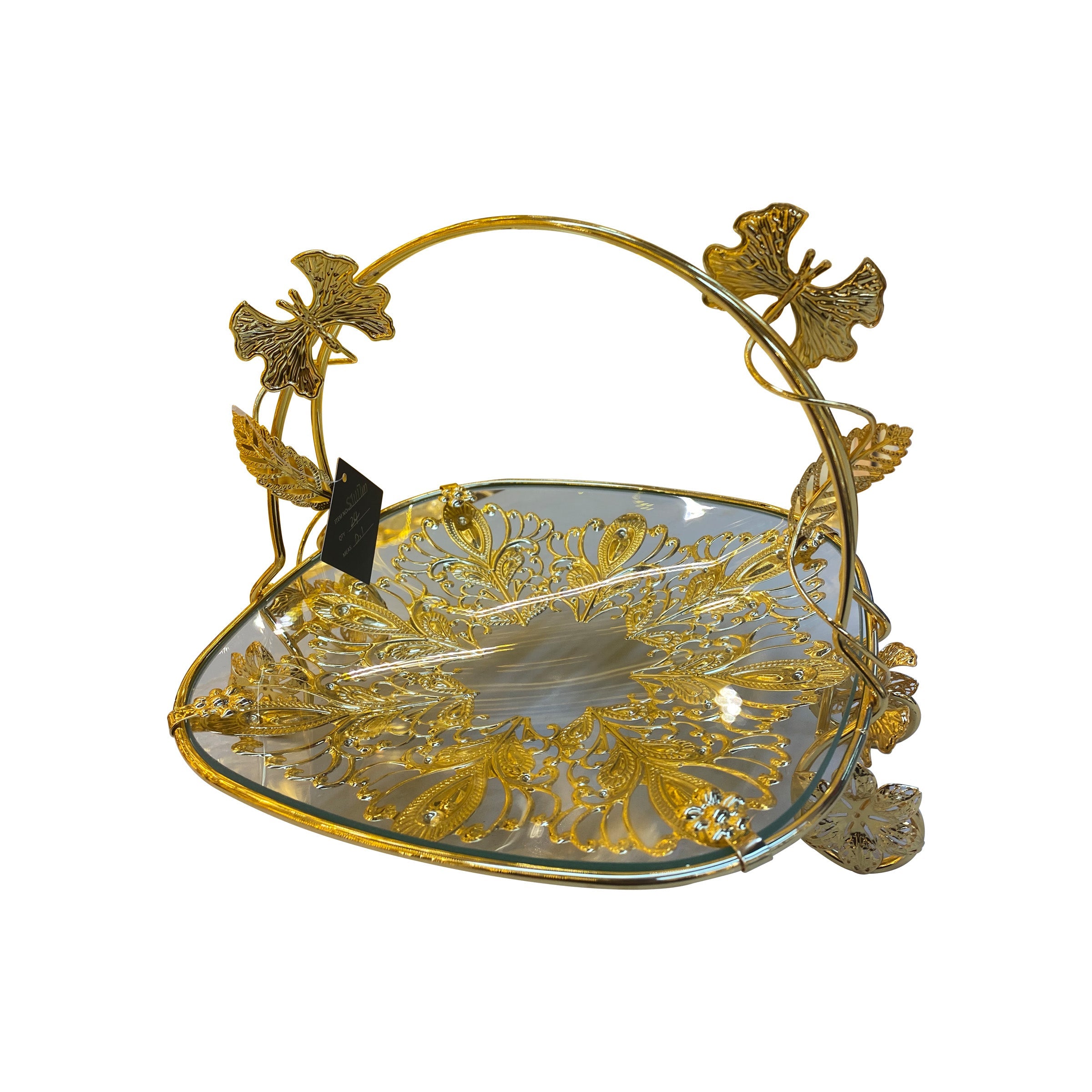 Candy Tray 22x20cm Gold - SJ1117M