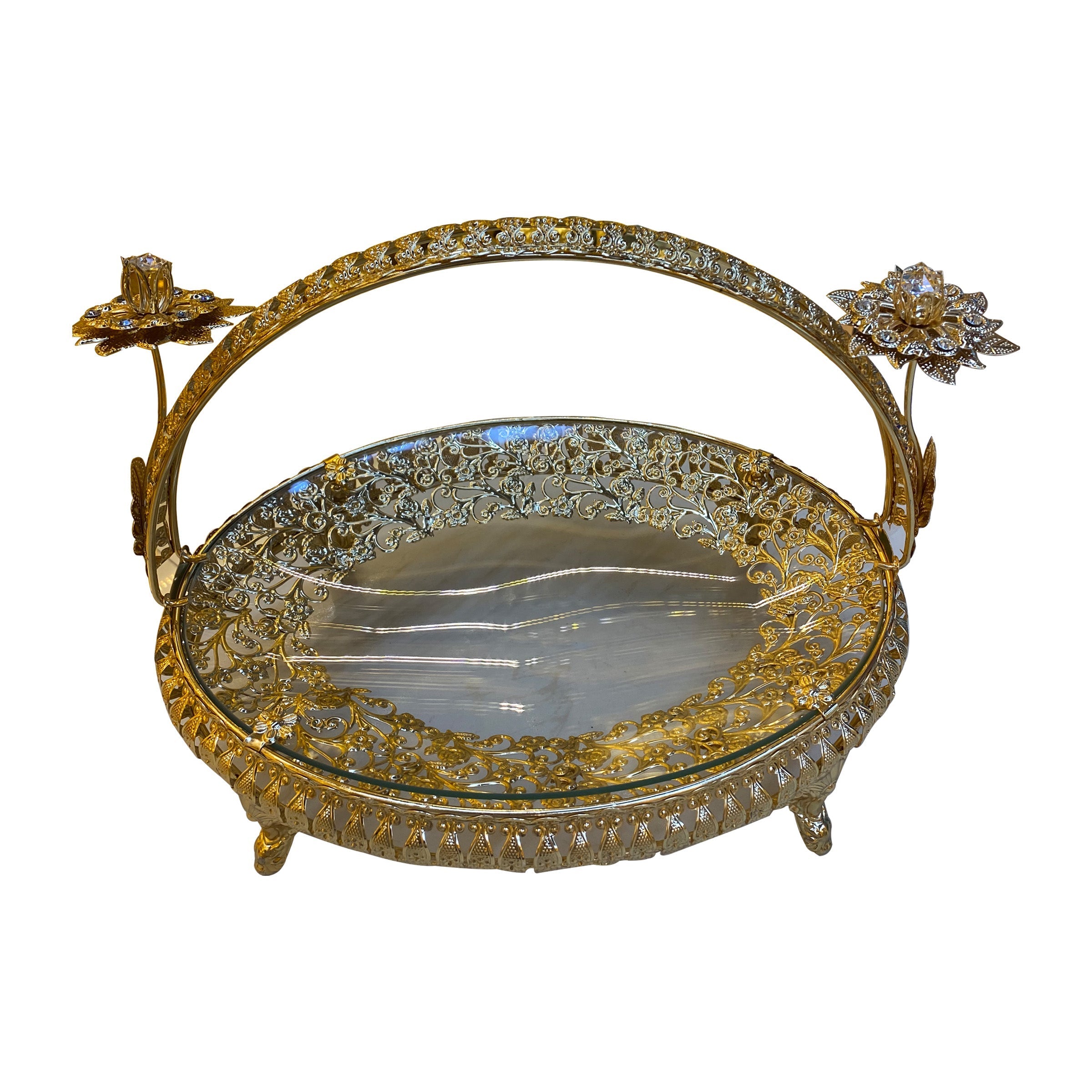 Candy Tray 32.5x24x26cm Gold - SJ1121L