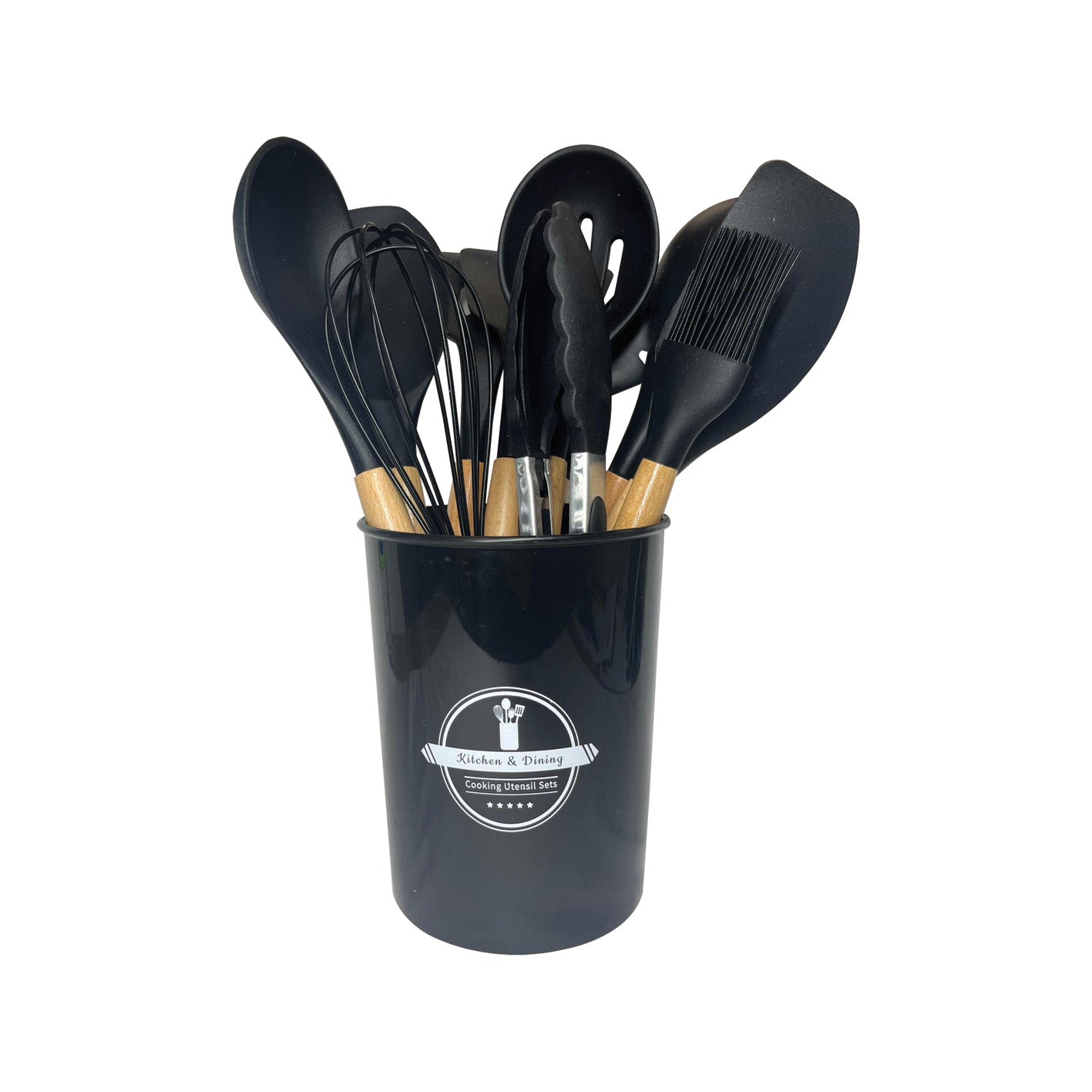 Silicone Kitchenware 12 Set Ladles/Brush/Forks/Spoons SKW-12