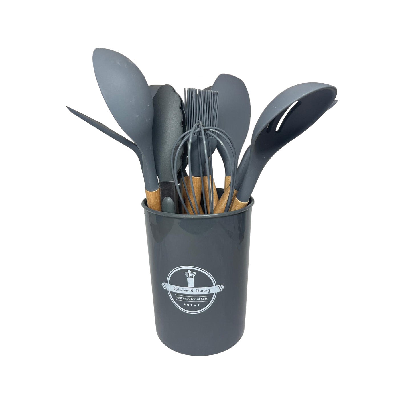 Silicone Kitchenware 12 Set Ladles/Brush/Forks/Spoons SKW-12