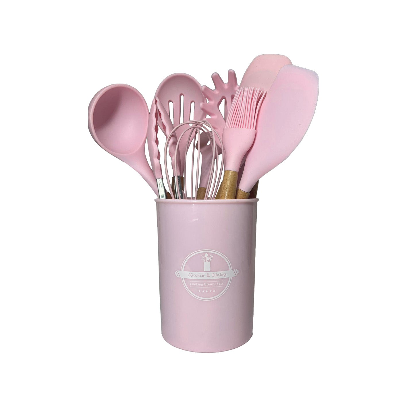 Silicone Kitchenware 12 Set Ladles/Brush/Forks/Spoons SKW-12