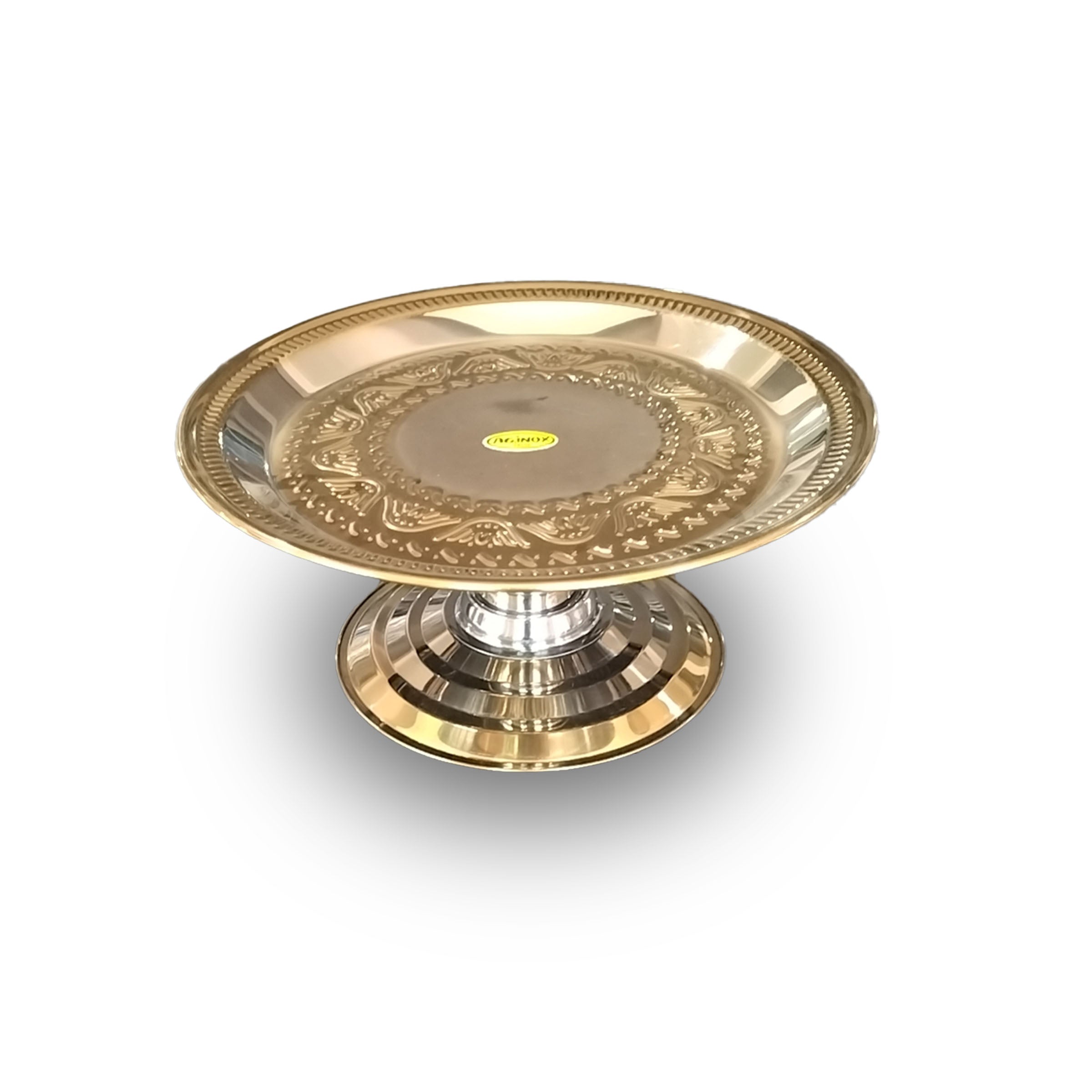 Metal Cake Stand 32cm Gold - T32G