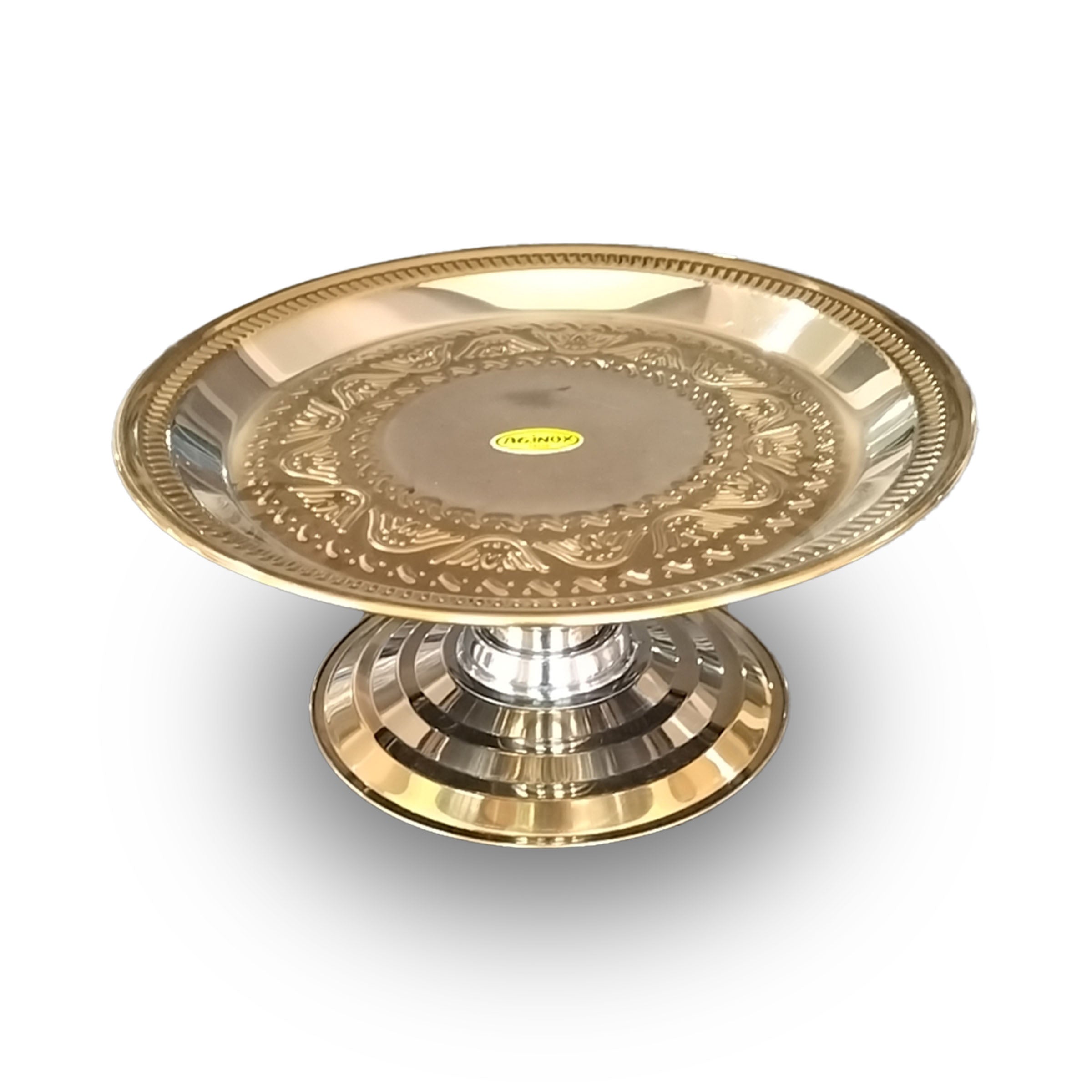 Metal Cake Stand 36cm Gold - T36G
