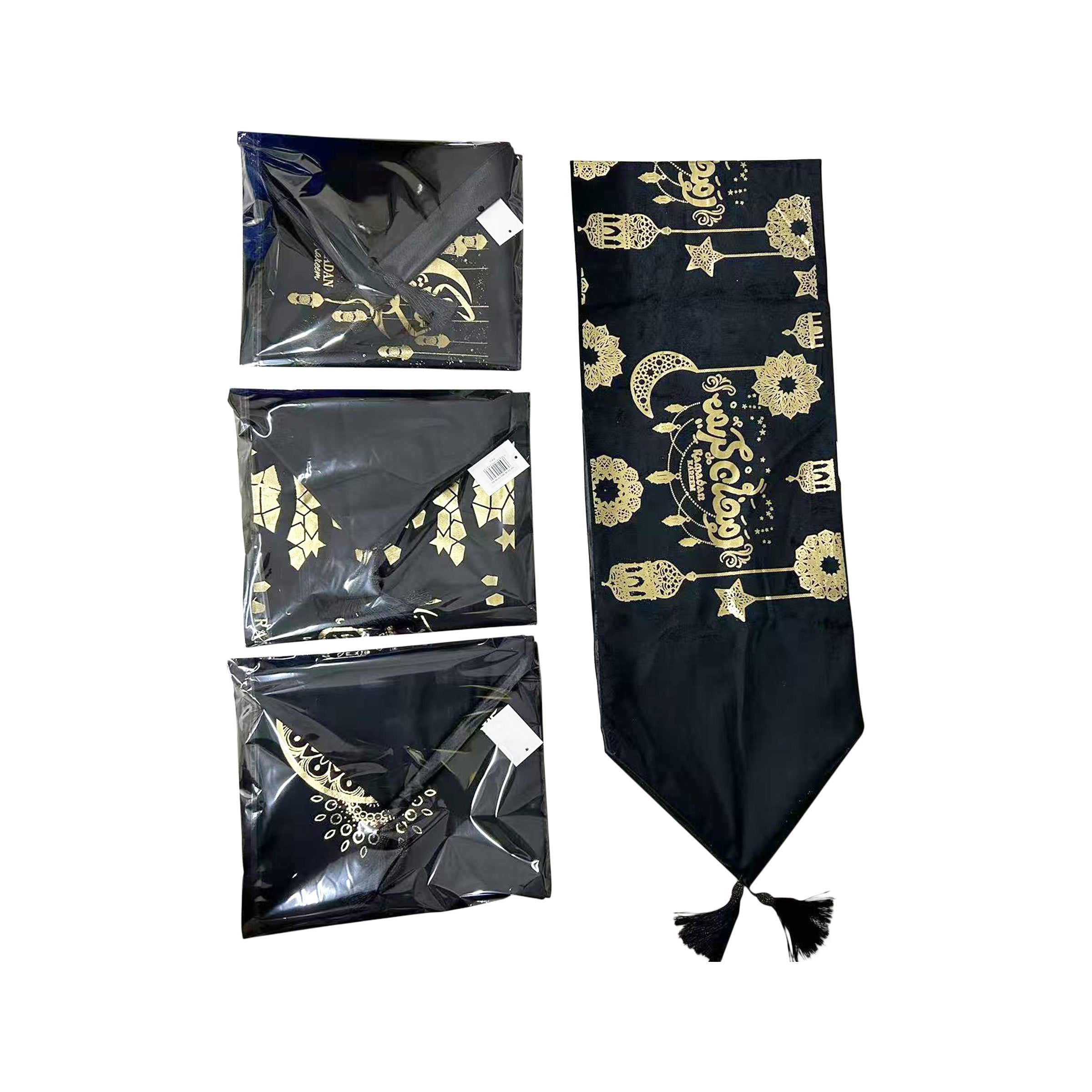 Ramadan Table Runner Mix 5 designs 180x33cm - TR180-BG