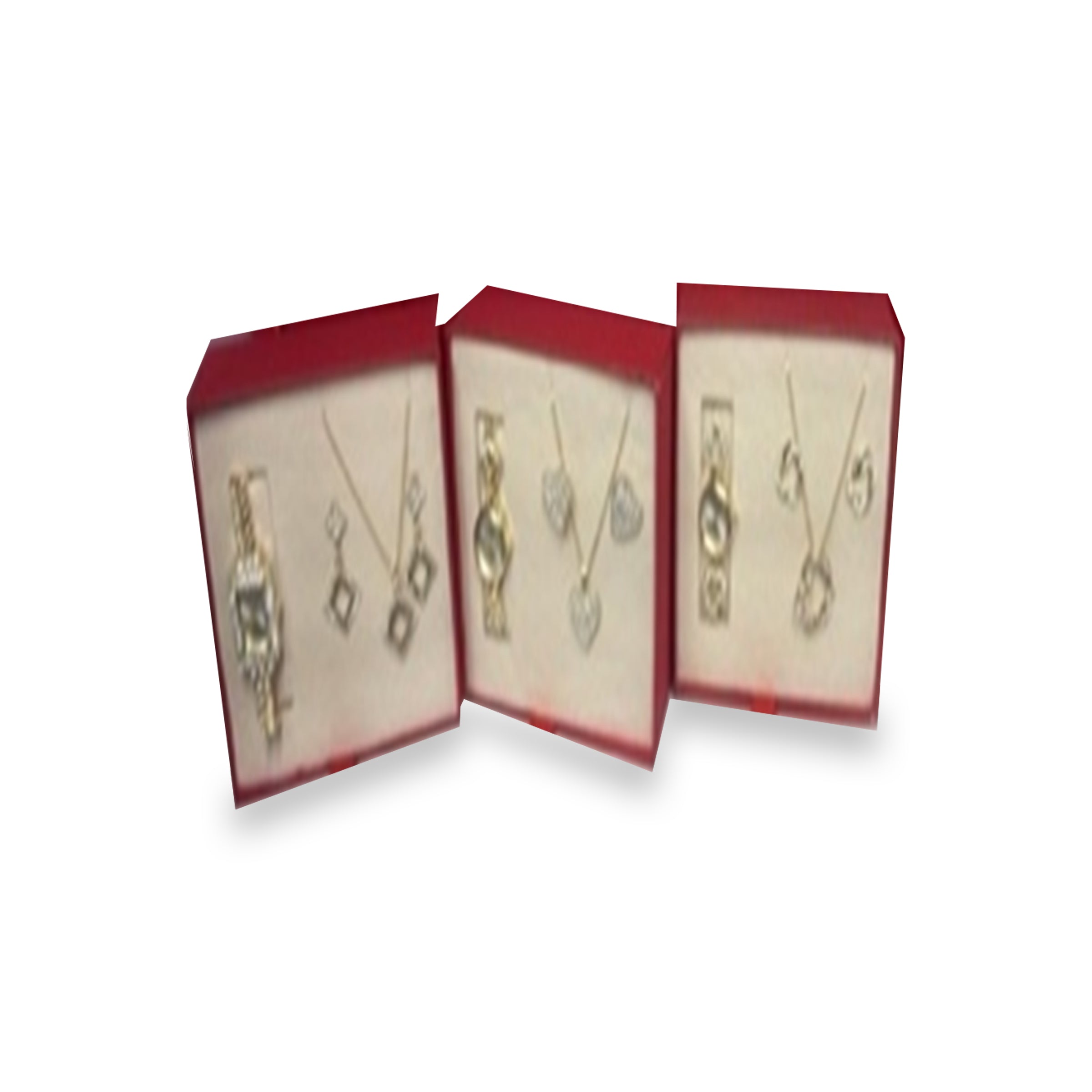 Gift Set Watch Necklace Earrings 3pcs - W2828