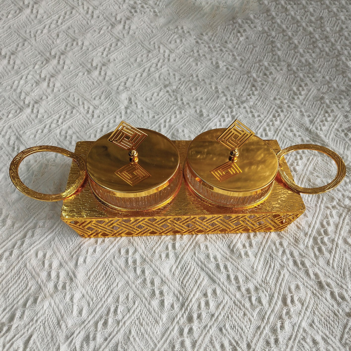 Candy bowl set 2pcs - WJ2033-2