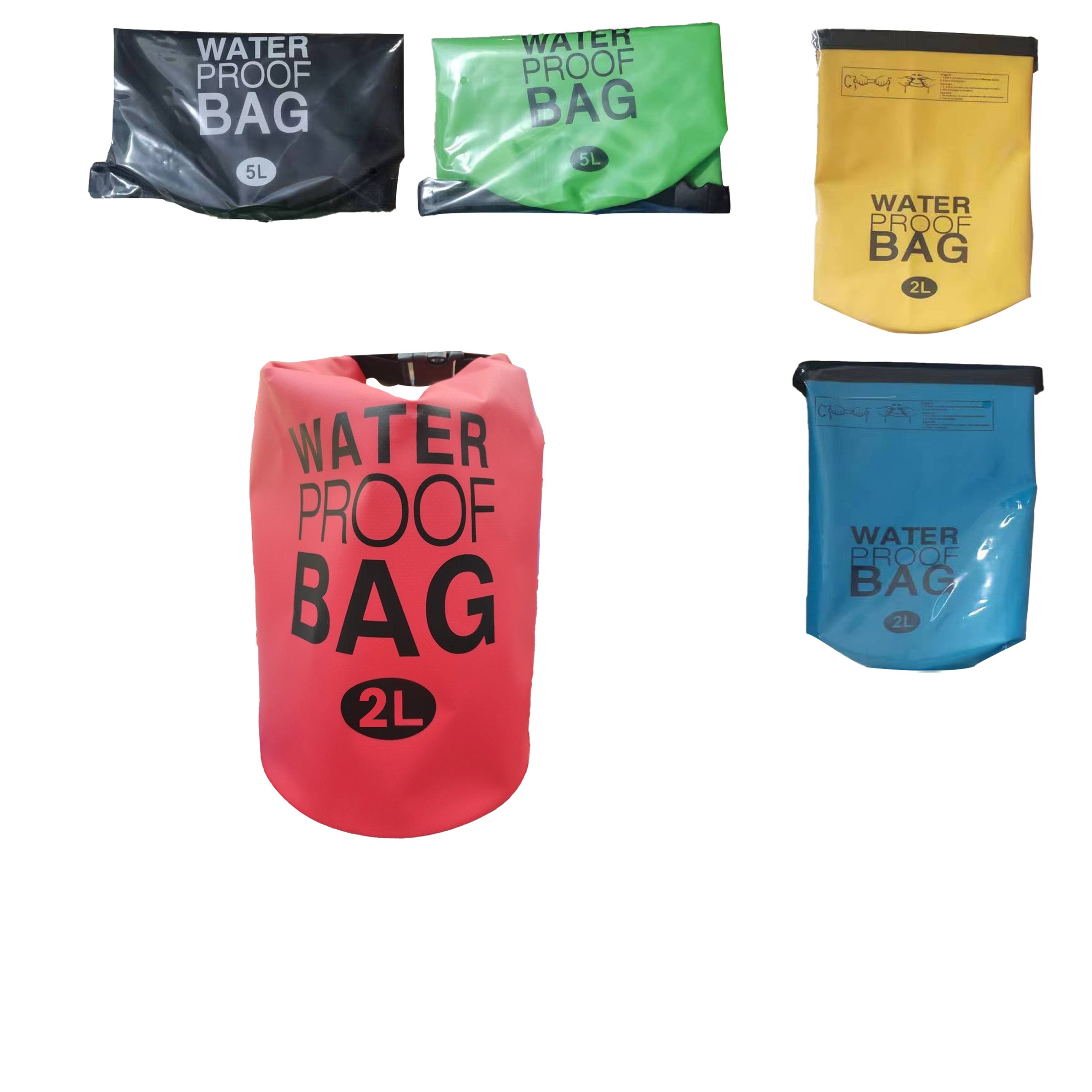 Waterproof Bag 2L Mix 5 Colors - WPB-2L