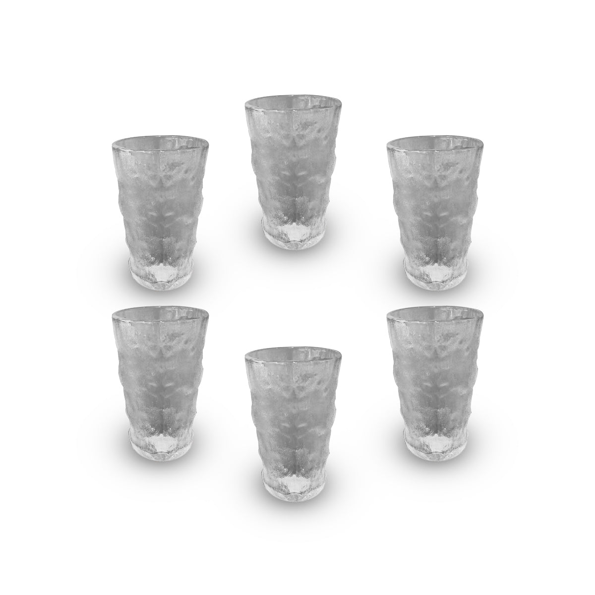 Glass Cup 6pcs Set 305ml - Y-12577