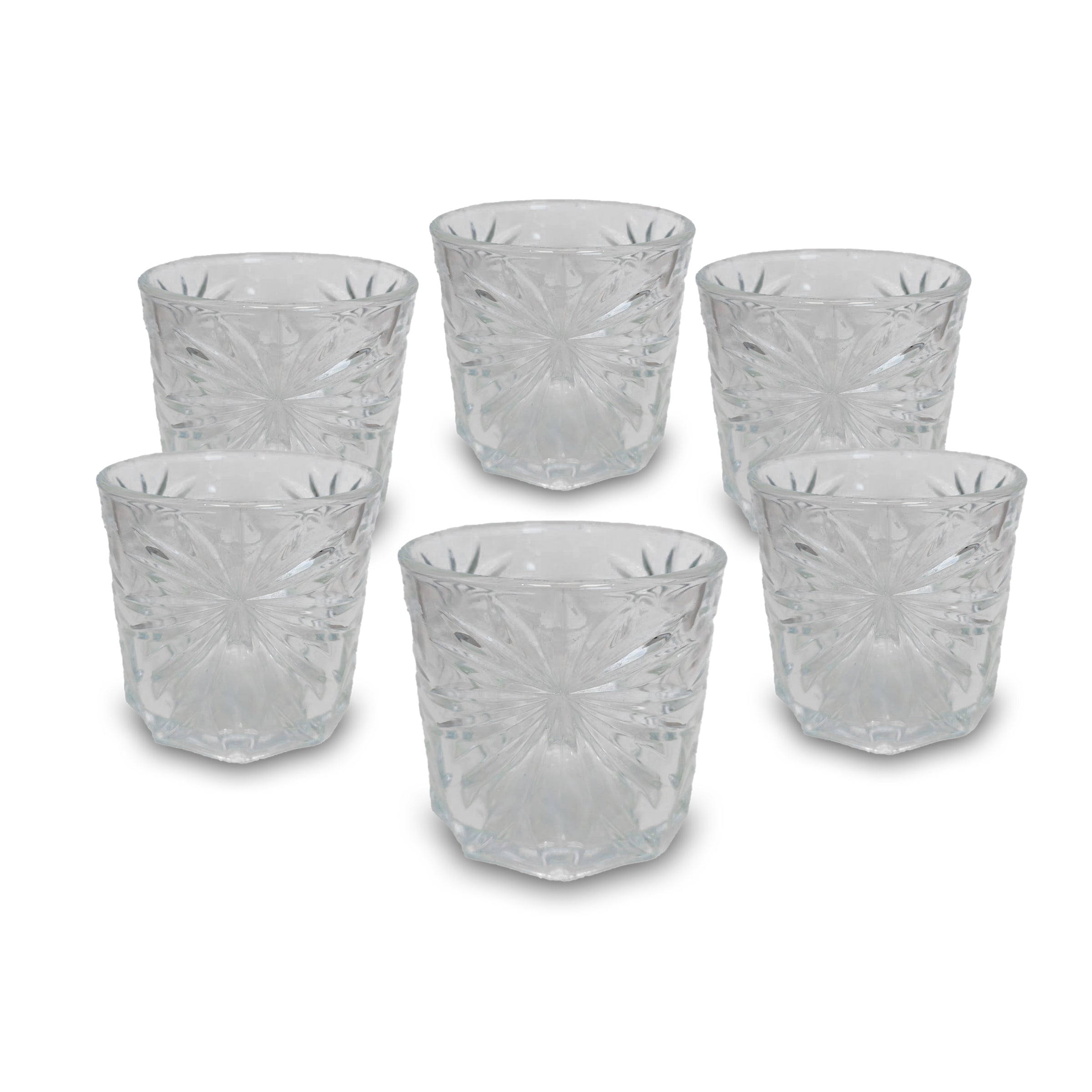 Glass Cup 6 Set - Y-8879B