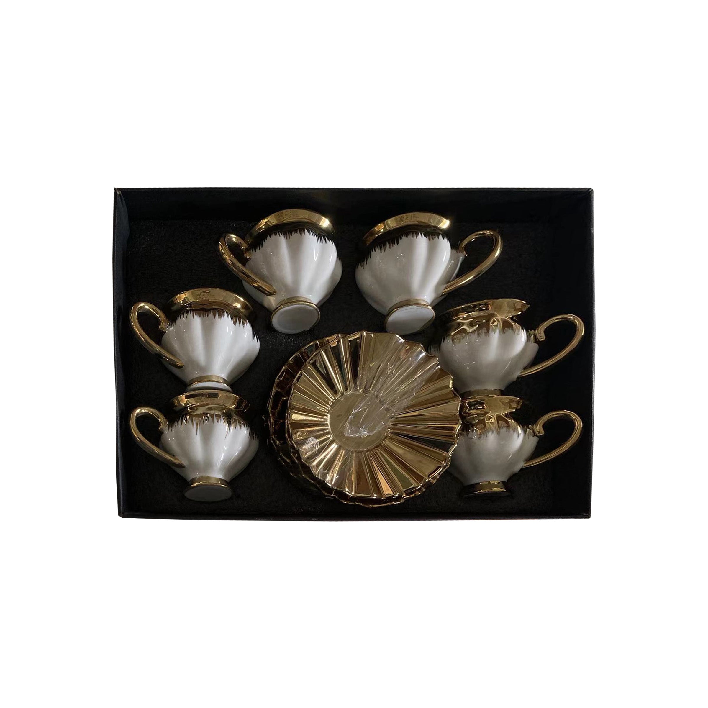 Coffee Cup Set 6pcs Cups/Saucers - YDH-303023