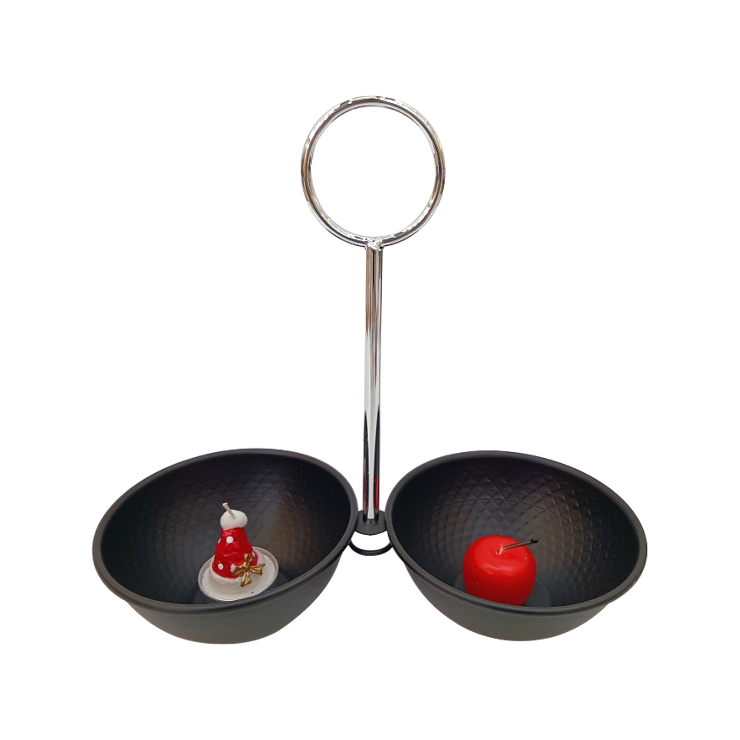 Candy Bowl 2pcs Black - ZL24-100H