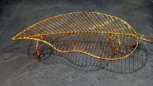 METAL TRAY LEAF DESIGN C718